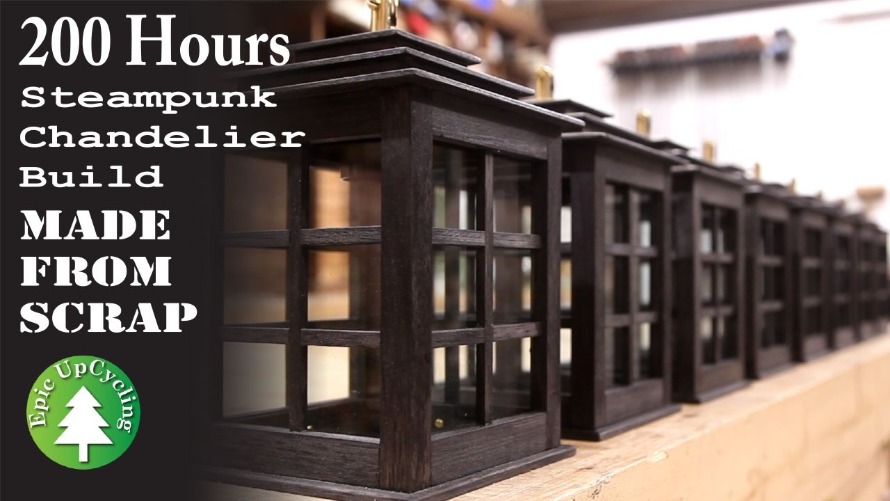 A 200 Hour Journey Building A Chandelier From Scrap
