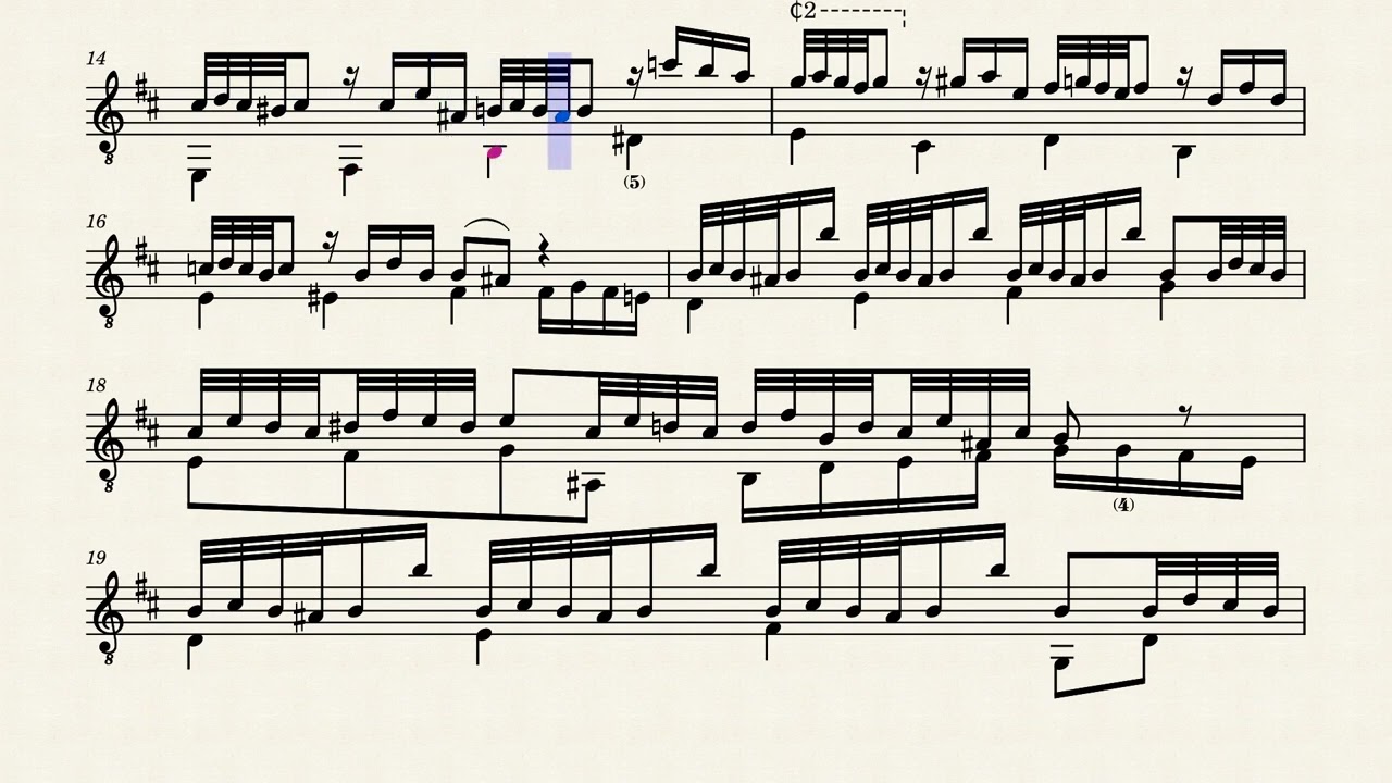 Sonata in C minor (transp. to B minor) – Domenico Cimarosa (1749-1801