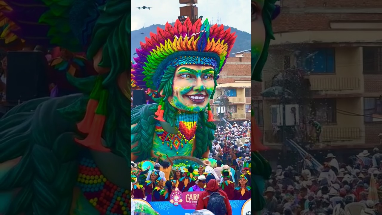 CARNAVAL DE NEGROS Y BLANCOS en la ciudad de pasto NARI&Ntilde;O Colombia 2025🌈🎭 #art #like #shorts #2025