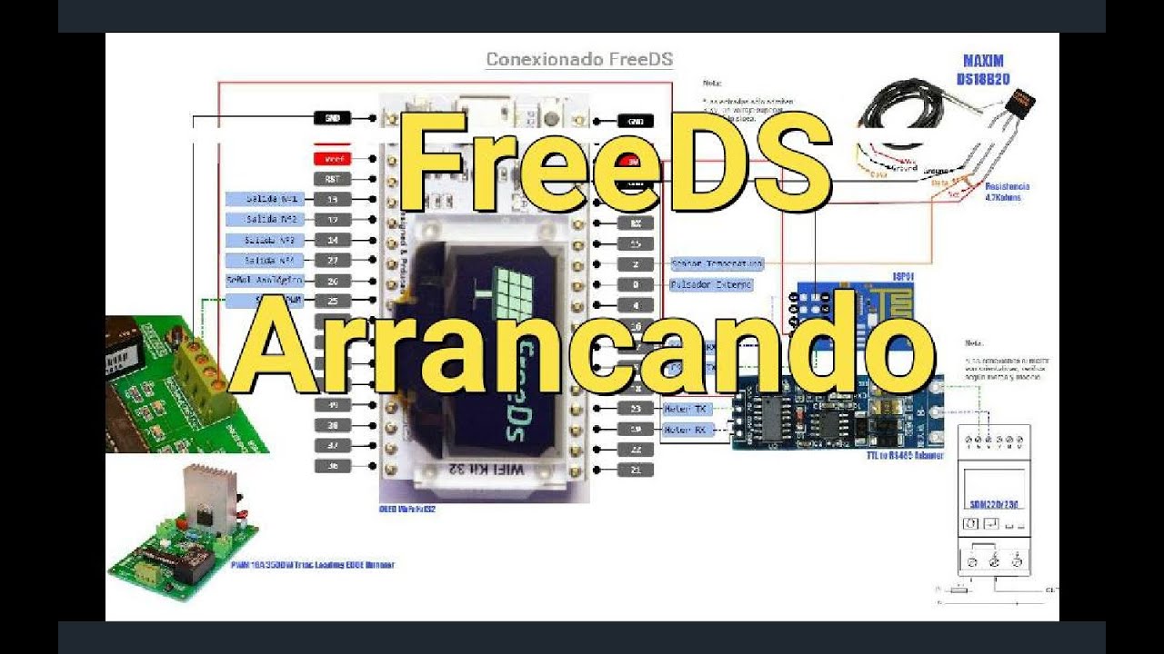 FreeDS Derivador solar Arrancando