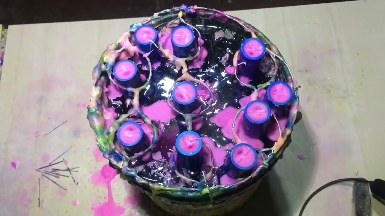 Home made candle mold 1/2 pvc pipe / Kuya JLM