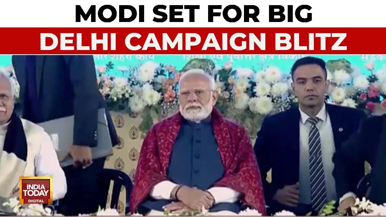 Delhi Election 2024: PM Modi To Lead BJP's Delhi Campaign With Three Major Rallies | India Today