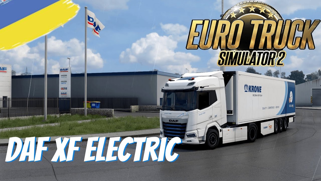 DAF XF Electric — нова електровантажівка в ETS2! SCS готують електроеру