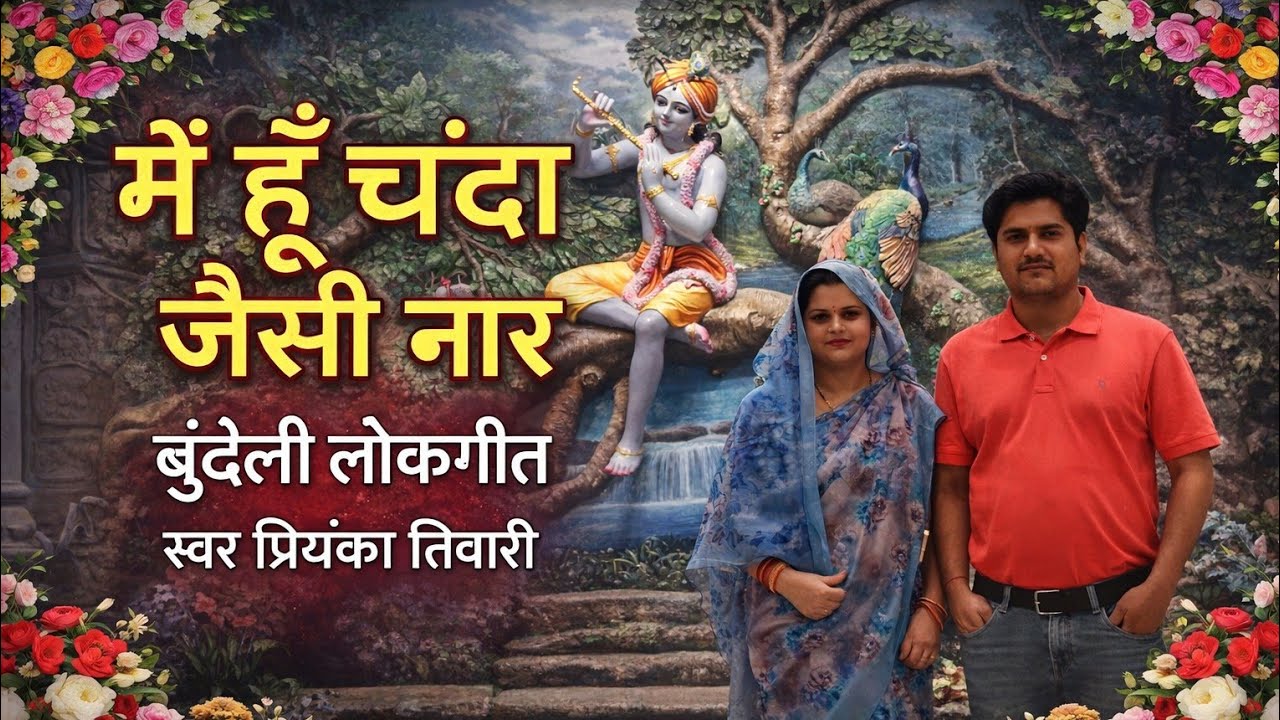 बुंदेली लोकगीत - 🌺मैं हूँ चंदा जैसी नार, राजा कहिलाए सौतिनिया |  लोकगीत | स्वर –  प्रियंका तिवारी