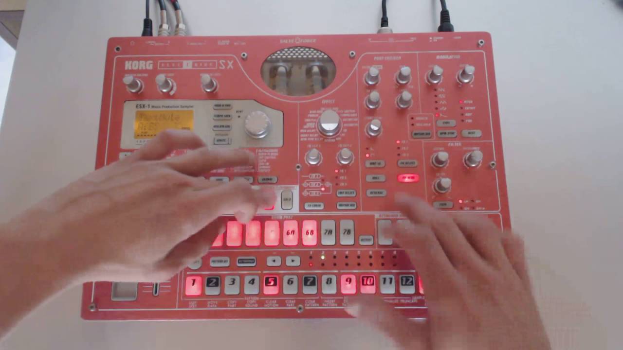 Teknotribe Tekno 23.07 in Live korg esx-1