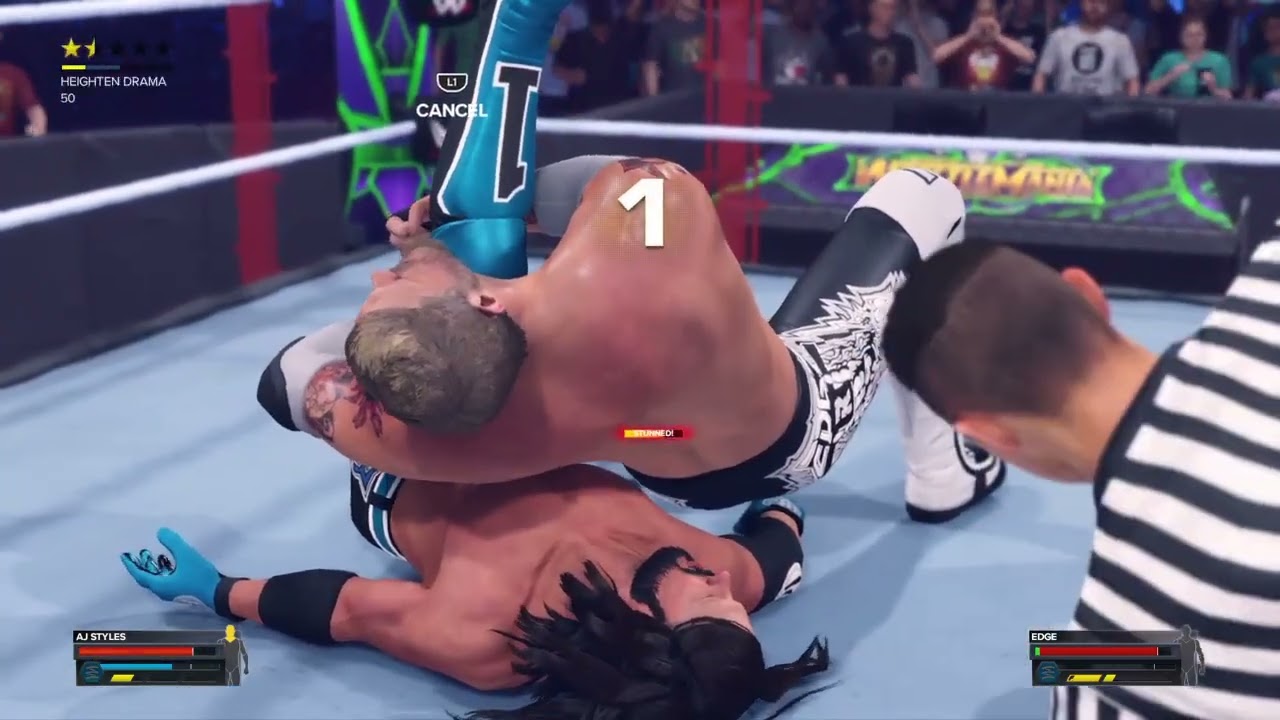 EDGE vs AJ STYLES 🔥 Hell in a Cell | WrestleMania 43 2027 | WWE Dream Match | SWE