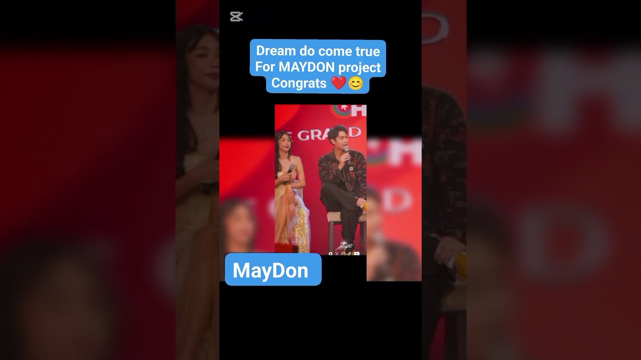 Dream do come true para sa mag friend na MAYMAY at Donny 😊❤️ #maydon #maymayentrata 