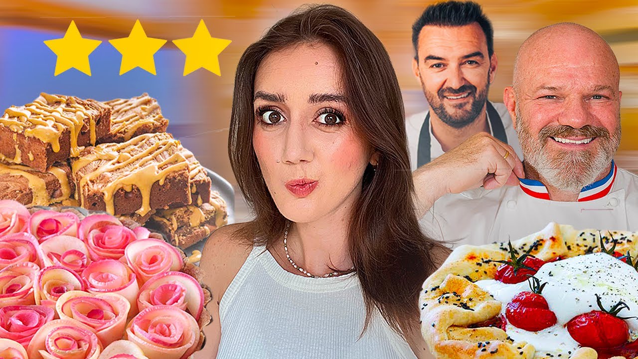JE TESTE 5 RECETTES DES MEILLEURS CHEFS FRANÇAIS! (Cyril Lignac, Etchebest, Marx…)