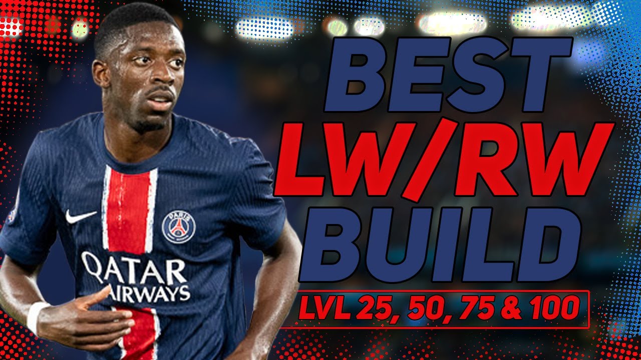*NEW* BEST WINGER (LW/RW) BUILD FOR LVL 25,50,75 & 100 | EAFC 25 Clubs