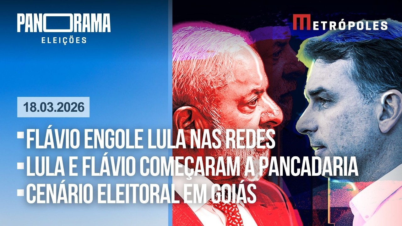 AO VIVO: Lula e Flávio começaram a pancadaria; Flávio engole Lula nas redes e eleições em Goiás