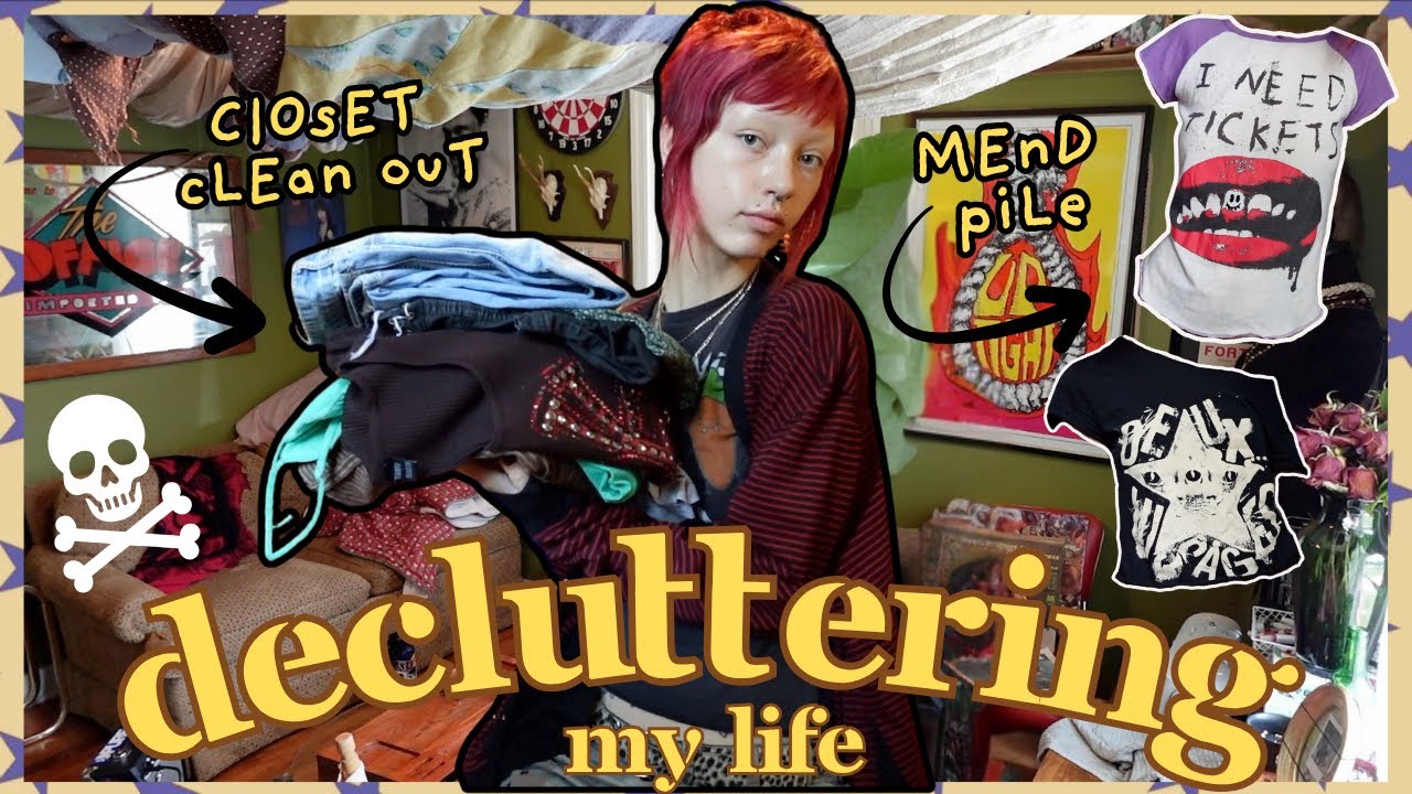 DECLUTTERING & ORGANIZING MY LIFE| mending clothes, closet clean out, reselling bts