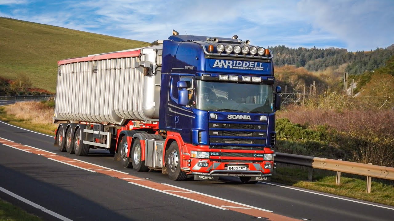 UK Truck Spotting - A1, Scottish Borders