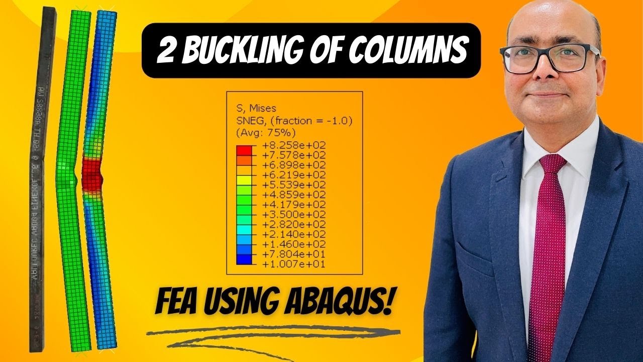 2 Buckling of SHS long columns - ABAQUS Tutorial