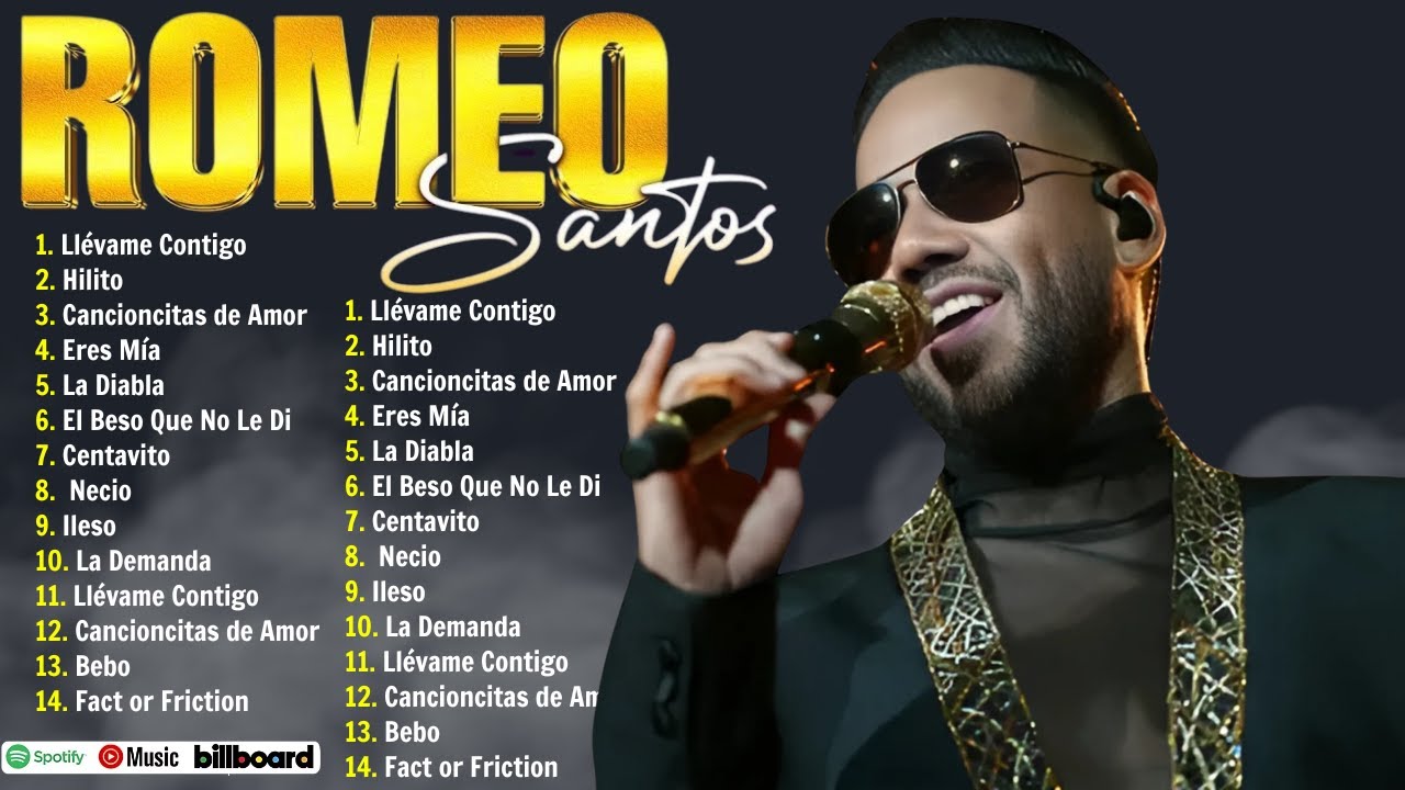 Romeo Santos Sus Mejores Éxitos - Top Grandes Éxitos De Romeo Santos Bachata Romanticas