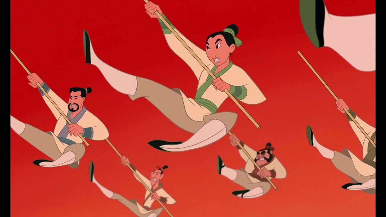 MULAN - I'll make a man out of you (KARAOKE clip) - Instrumental with lyrics on screen