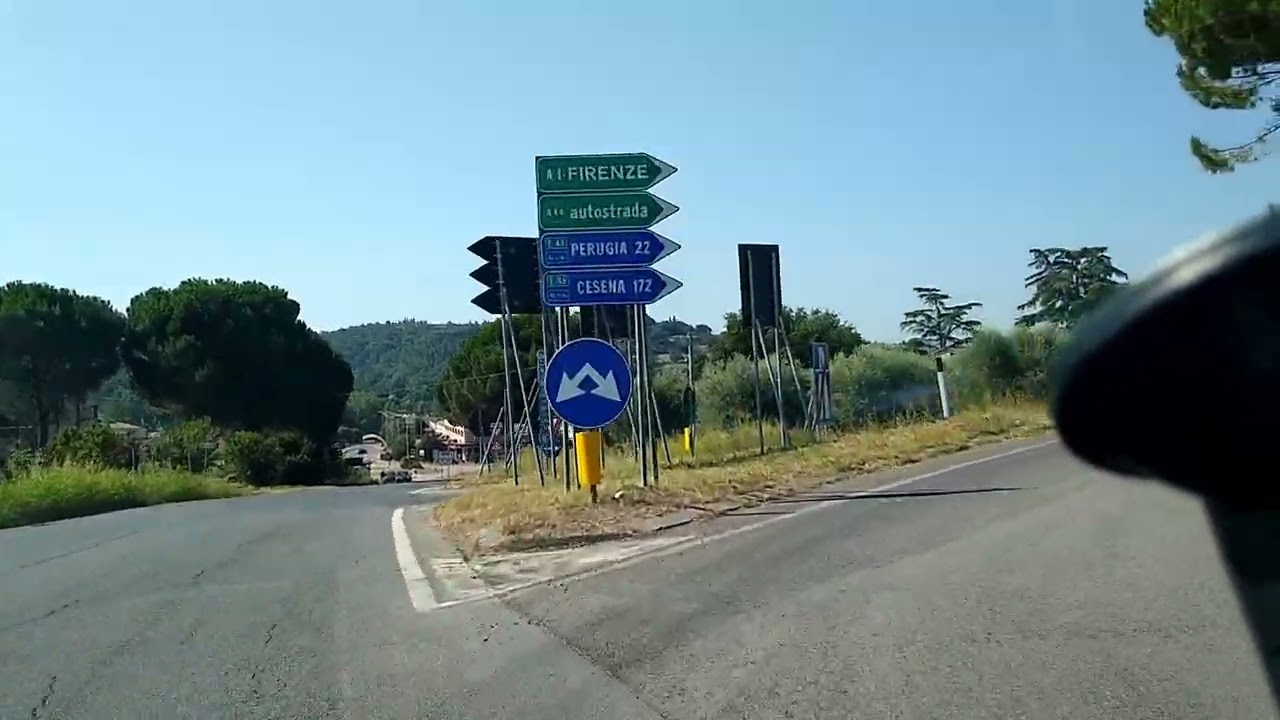Driving in Italy (Typical road views)