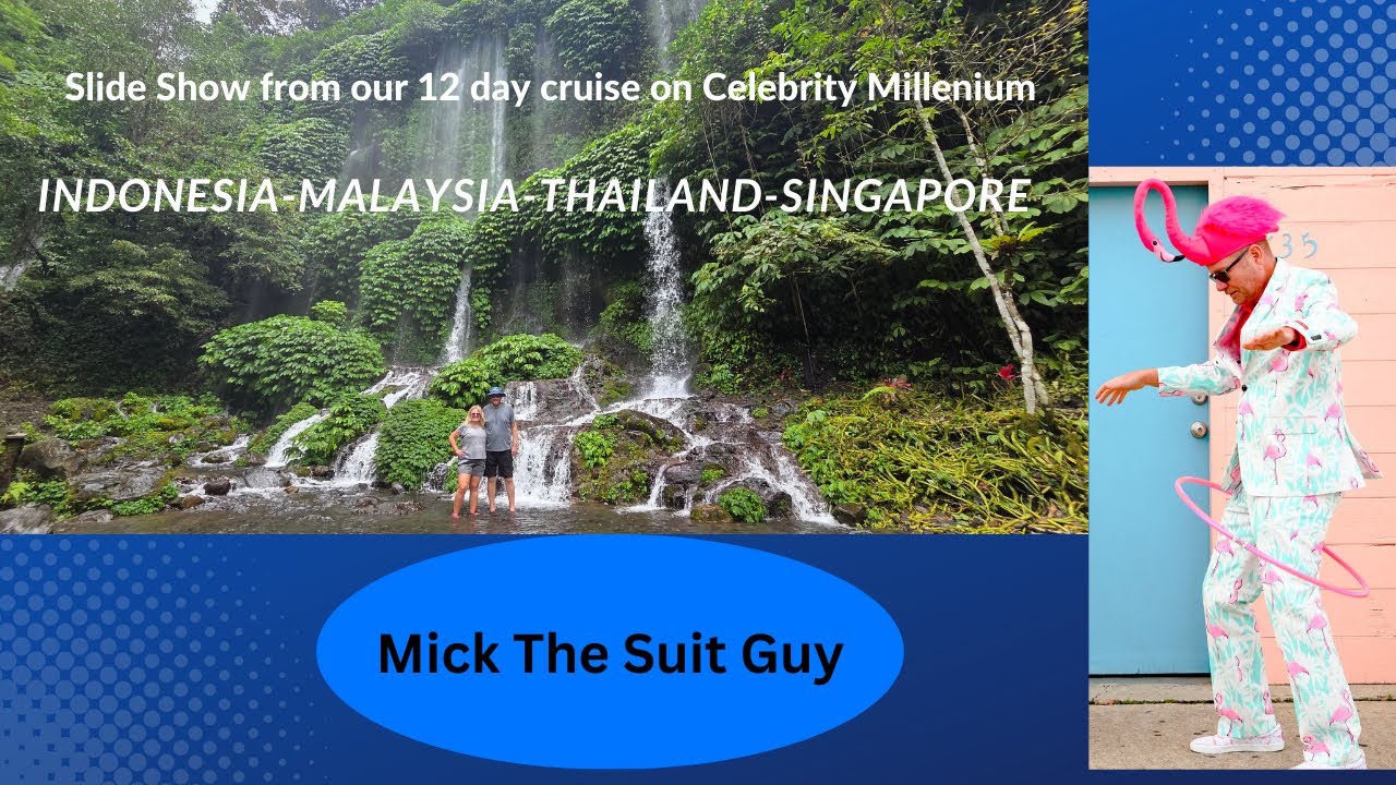 Slide Show of our Celebrity Millenium Cruise from Bali to Singapore Jan 15-27 2026