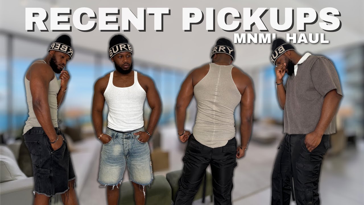 MNML.LA TRY ON HAUL 2025 COLLECTION | FLARE DENIM, SNAP CARGO PANTS, SHORTS & MORE CLOTHING HAUL