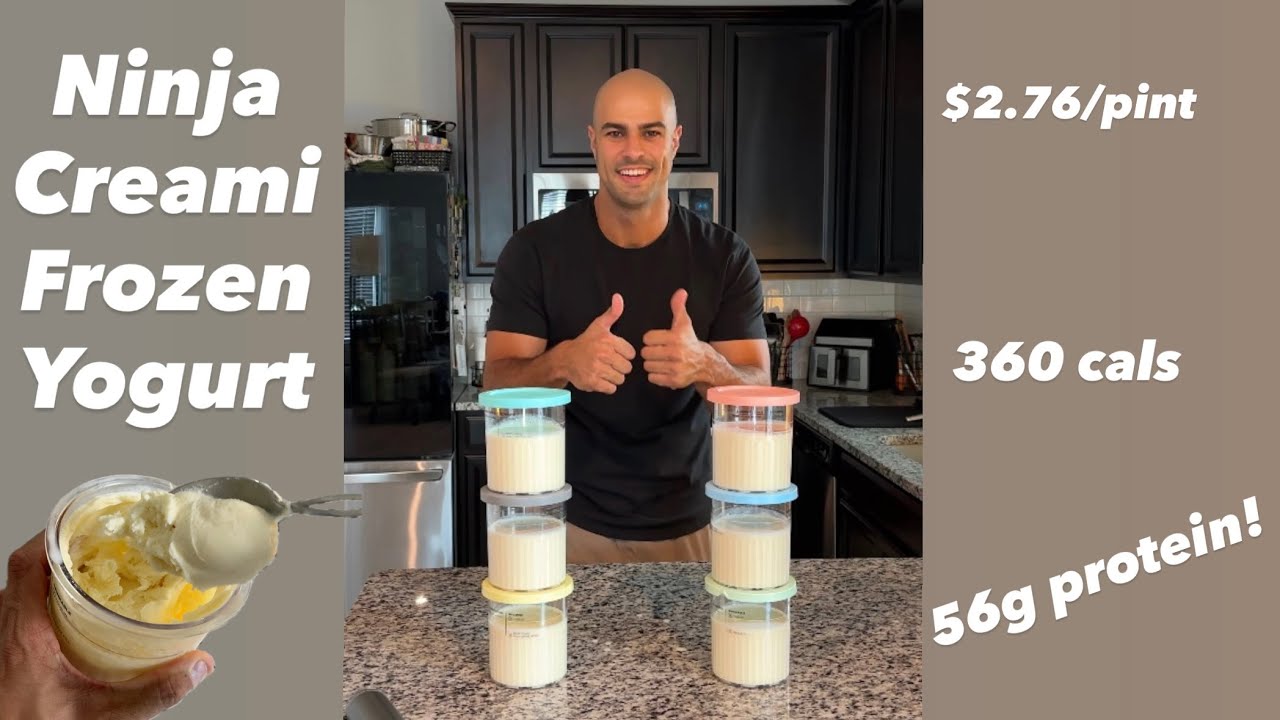 High Protein Ninja Creami Frozen Yogurt!