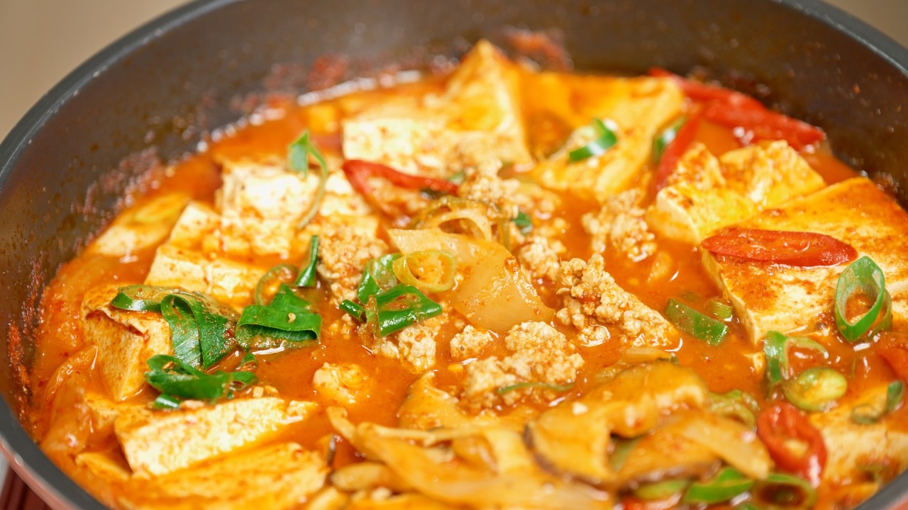 버섯 두부찌개ㅣ간단하고 맛있는 두부 요리