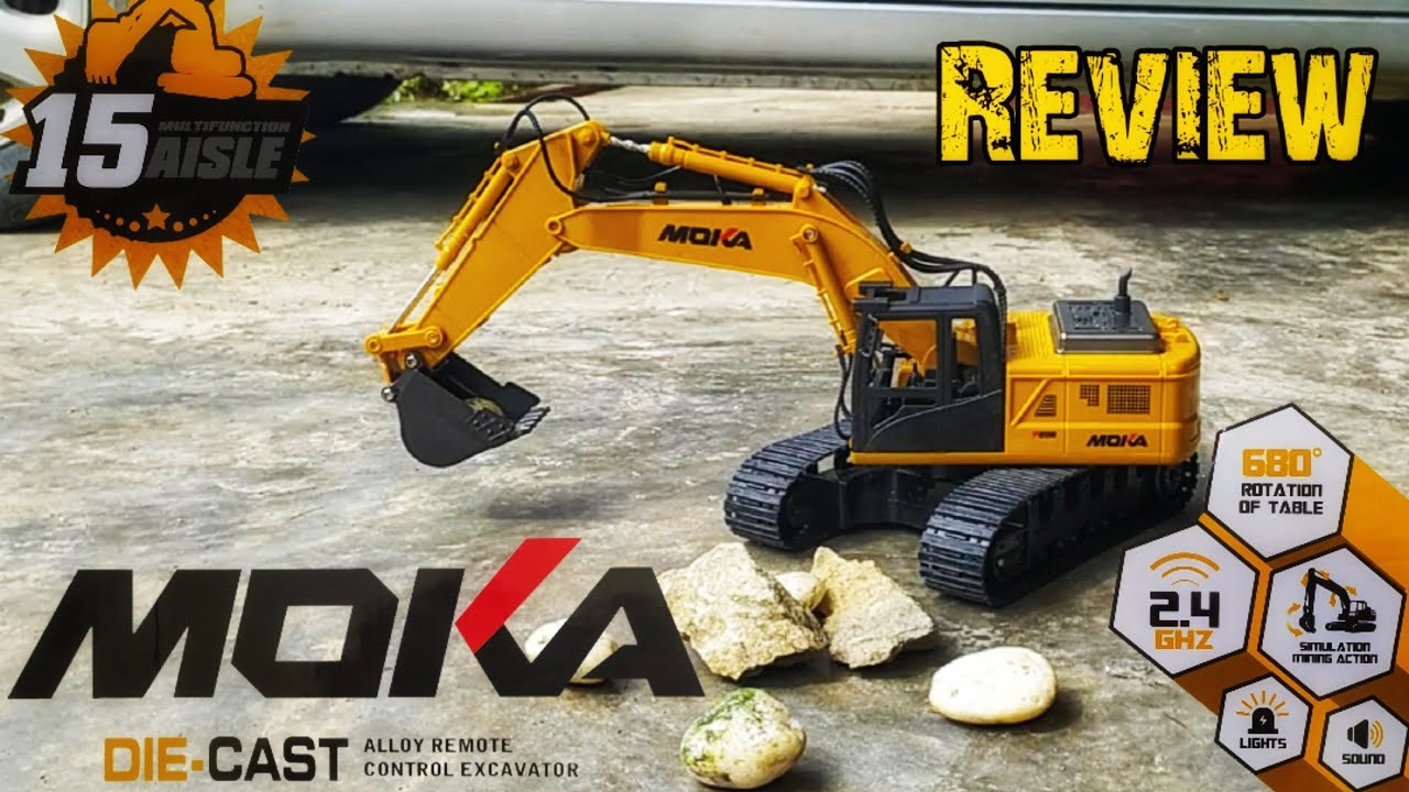MOKA 15CH DIECAST RC EXCAVATOR