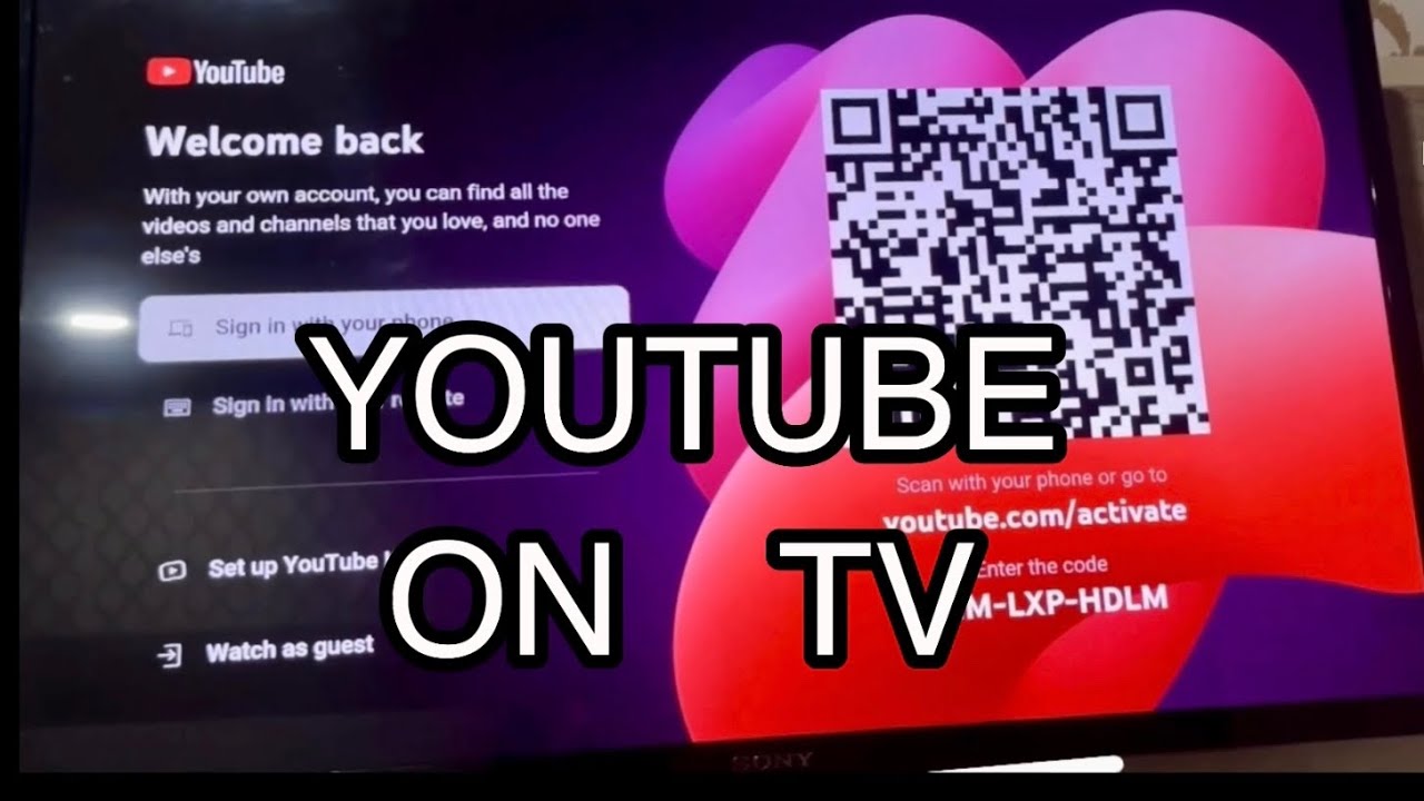 How To Connect YouTube On TV/Youtube On TV/ YouTube On TV From Phone.