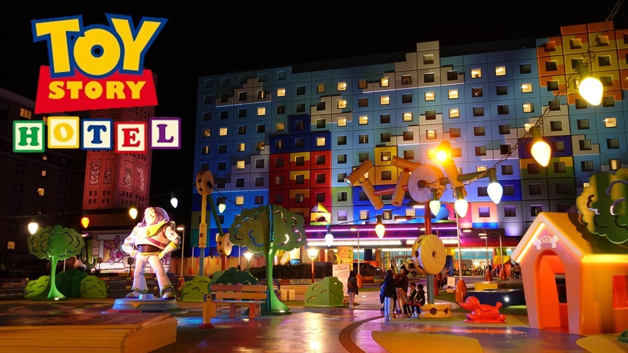 Toy Story Hotel Footage (60FPS), Tokyo Disneyland On-Site Hotel | Non-Copyright