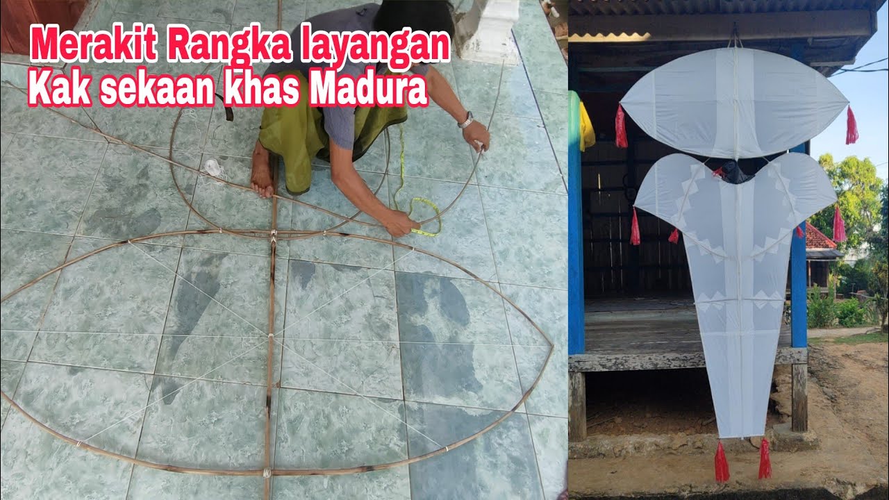 Cara merakit Rangka layangan kak sekaan || RT channel 