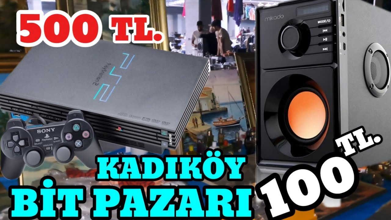 BİT PAZARI || KADIKÖY || MÜZİK ÇALAR || PS 2 || ALDIĞIMIZ ÜRÜNLERİ EVDE İNCELİYORUZ #bitpazarı