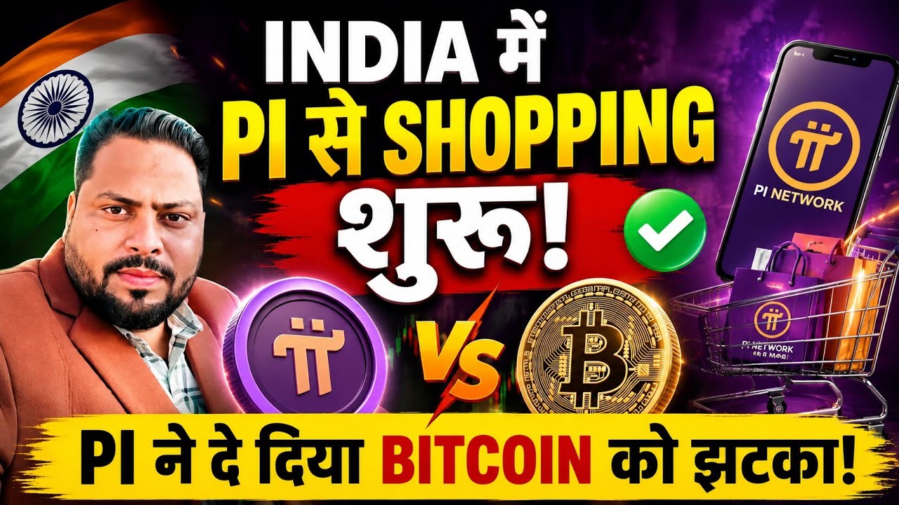 🚨 India में Pi Coin से Shopping शुरू |Pi Network vs Bitcoin |Pi Coin Latest News 2026 |Pi New Update