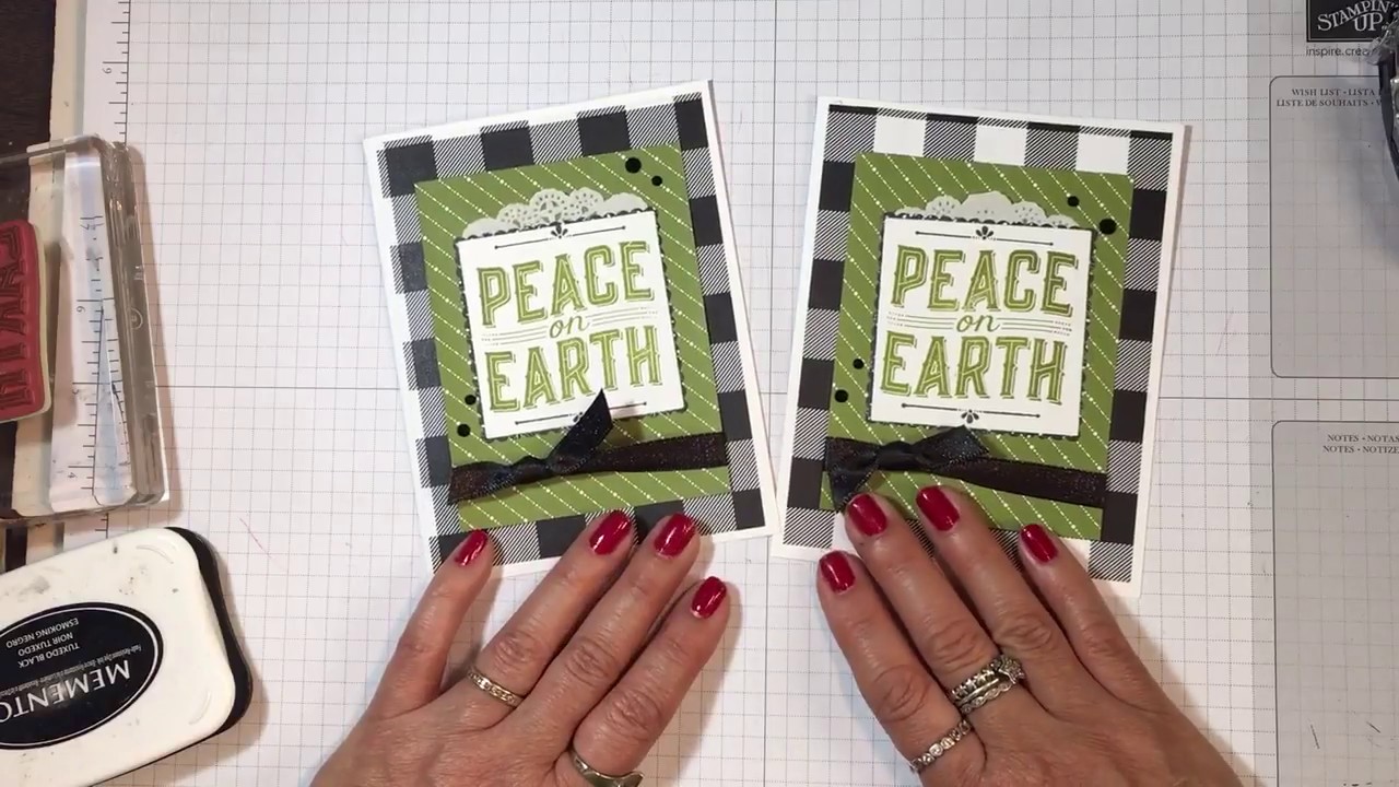 Stampin' Up! 2017 Christmas Card Idea Video Tutorial -2