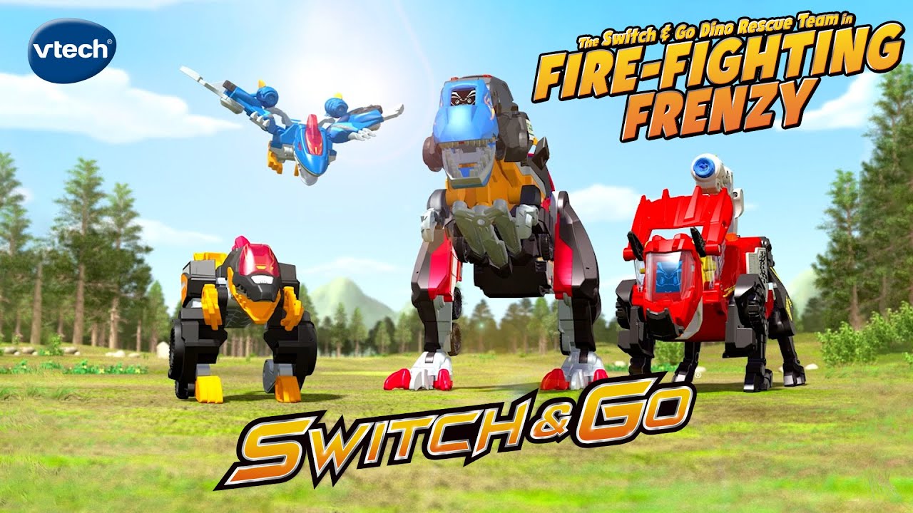 Switch & Go Dinos: Fire-Fighting Frenzy | Switch & Go™ | VTech®