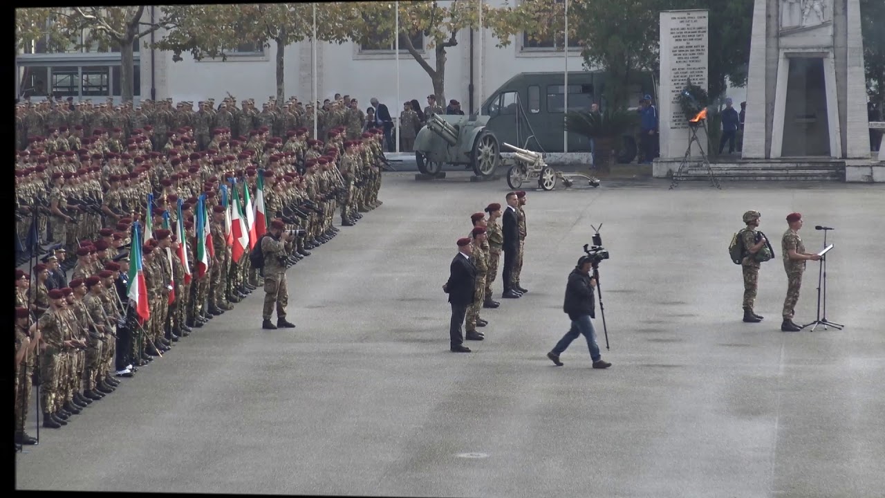 76mo DELLA BATTAGLIA DI EL ALAMEIN LA VIDEOCRONACA DELLA CERIMONIA DELLA FOLGORE