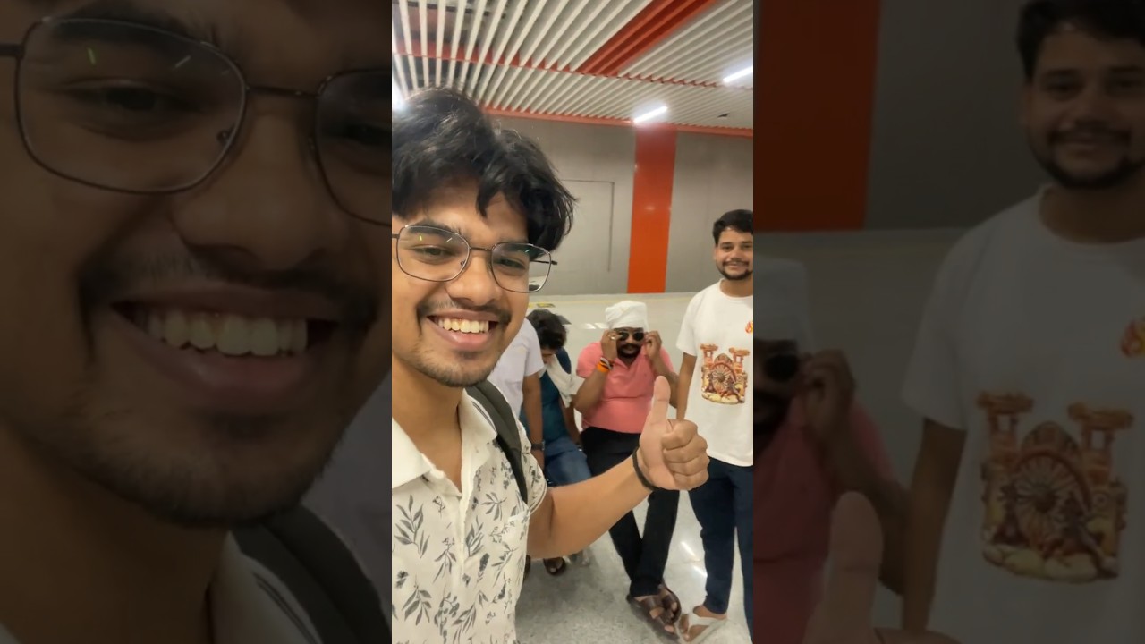 Kanpur Metro | IIT to Kanpur Central | First Day🤩 #minivlog #metro #pmmodi #kanpur