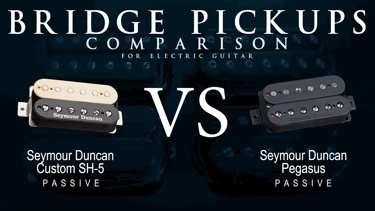 Seymour Duncan CUSTOM SH-5 vs PEGASUS - Bridge Guitar Pickup Comparison Tone Demo