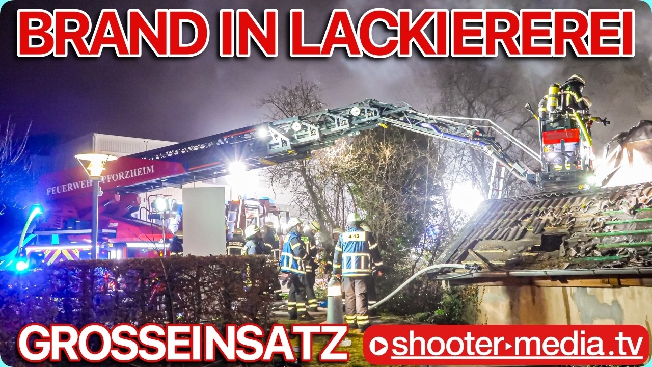 🔥 BRAND in LACKIEREREI - GROSSEINSATZ FEUERWEHR 🔥 | 🚒 Herausfordernde Löscharbeiten 🚒