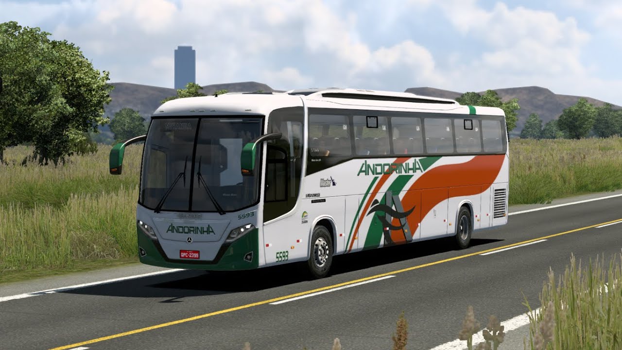 ✅EURO TRUCK SIMULATOR MOD BUS - BUSCAR VISSTA BUSS 360😄 (ANDORINHA)➡️ CAMPO GRANDE➡️ MIRANDA