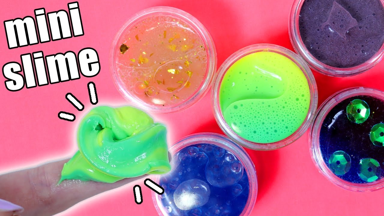 5 MINIATUROWYCH SLIME! Robię Mini Wersje Popularnych Slimów