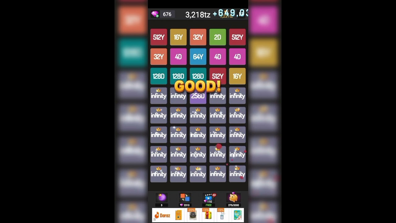 2248 puzzle| Infinity ♾️ level complete