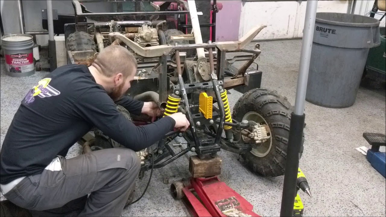 YAMAHA GOLF CART ATV SWAP PART 2