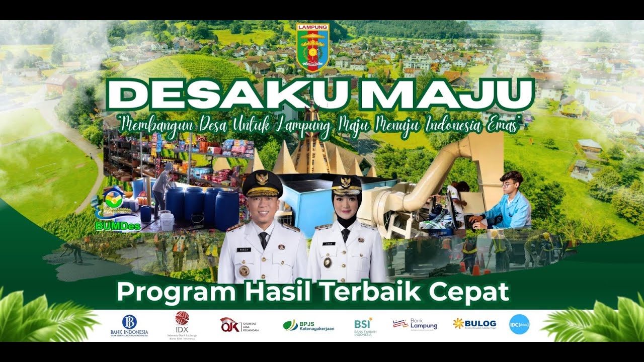 Gubernur Tinjau Program Hasil Terbaik Cepat Provinsi Lampung