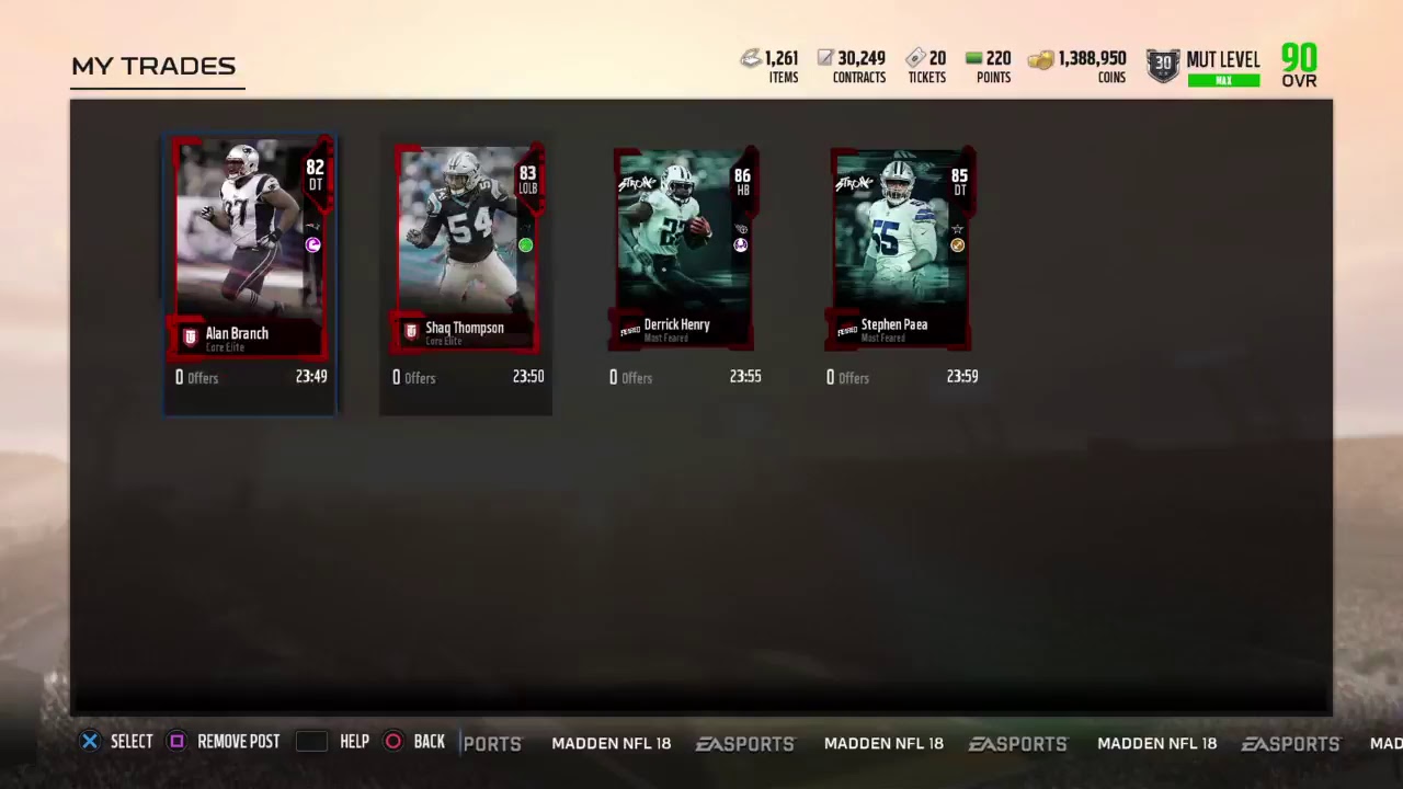 Madden 18 Most feared Randy Moss, pack opening ,  4 elite give away
