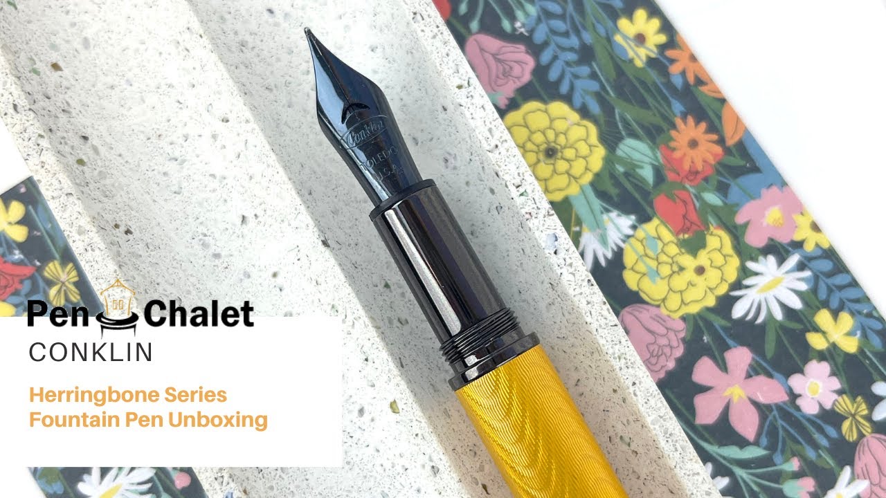 Conklin Herringbone Fountain Pen