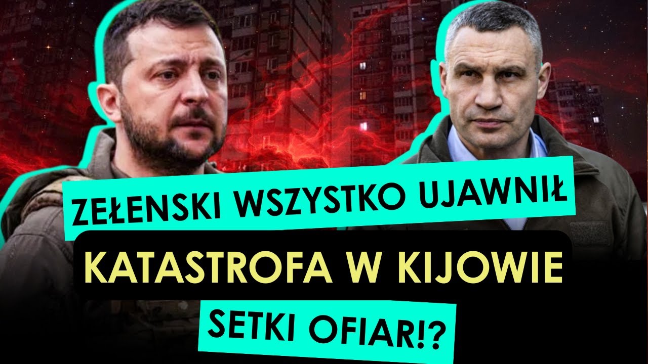 PILNE! Stan nadzwyczajny w Kijowie. Zełenski bije na alarm, pękają rury, ludzie marzną