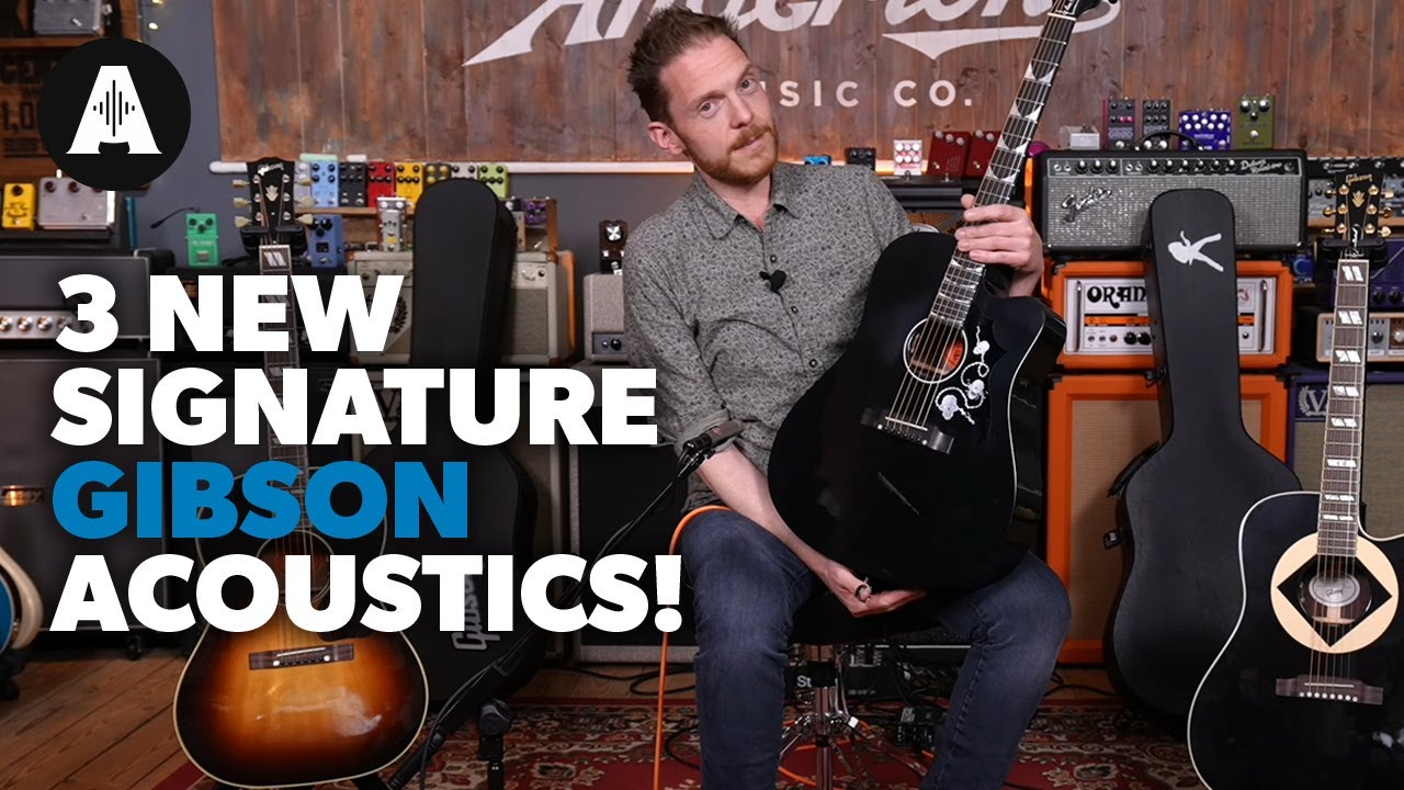 3 NEW Signature Gibson Acoustic Guitars! - Dave Mustaine, Jerry Cantrell & Nathaniel Rateliff