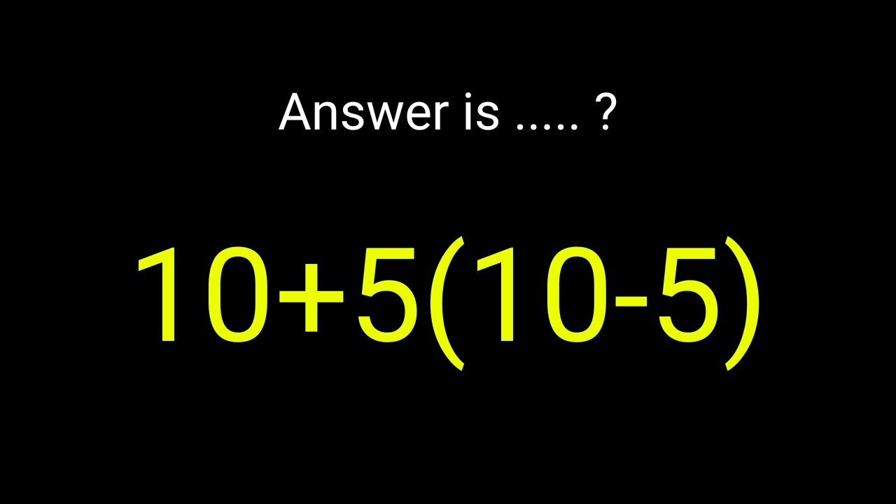Think You’re Good at Math? Solve This!