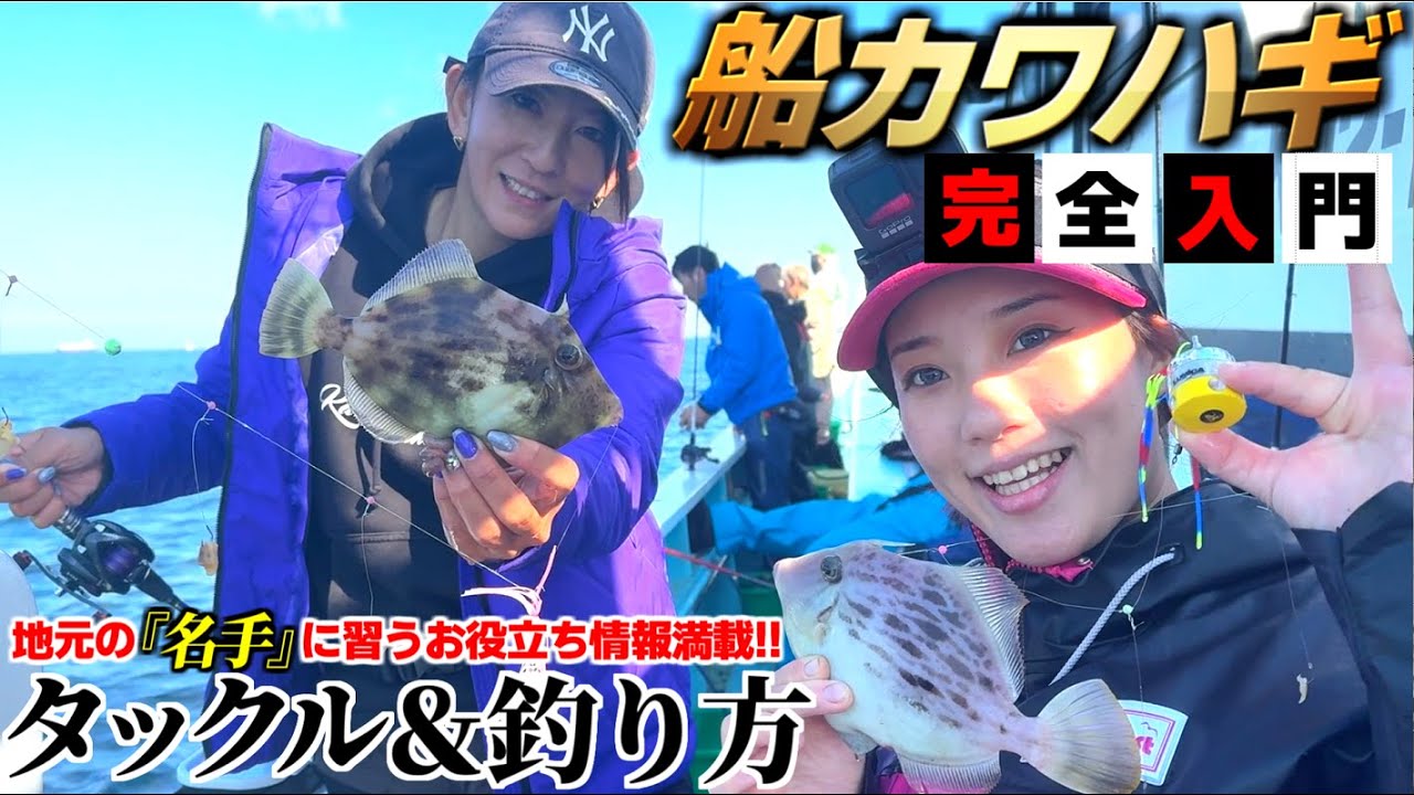 【カワハギ釣り】ハイシーズン到来!!名手に習うカワハギ入門＆釣り方攻略!!剣崎～鴨居沖【一義丸】
