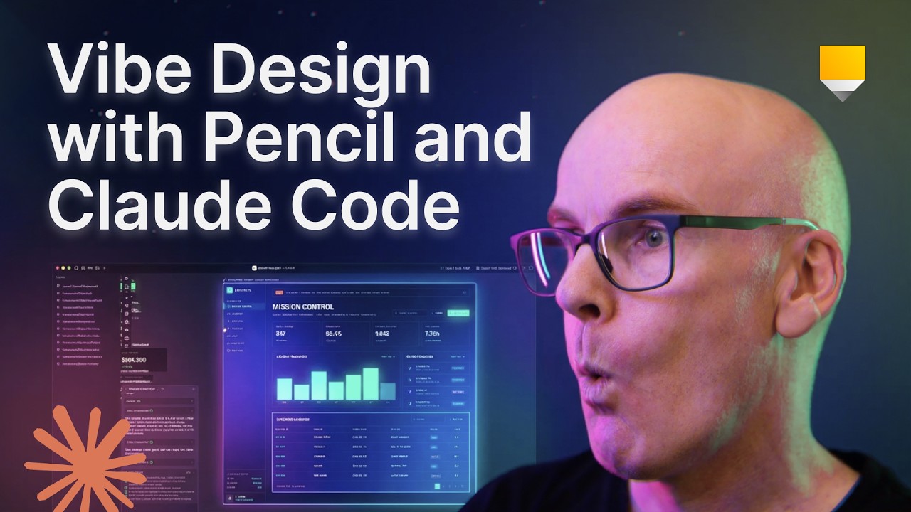 Pencil: 01 Vibe Design with Pencil and Claude Code