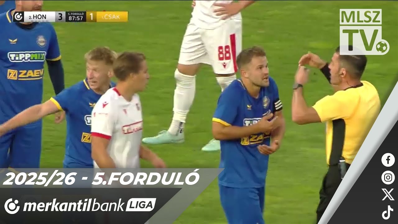 Budapesti Honvéd FC  - Aqvital FC Csákvár | 3-1 (2-0) | Merkantil Bank Liga NB II. | 5. forduló