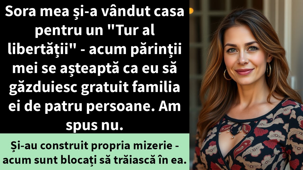 Sora mea și-a vândut casa pentru un 
